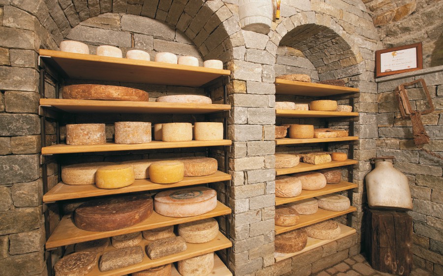 photo of aging cheese